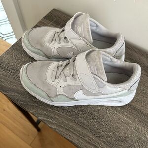 Nike Kids Gray and White Sneakers